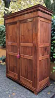 Antique Ligurian walnut paneled cabinet