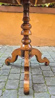 Antique round coffee table by Rolo with inlaid design