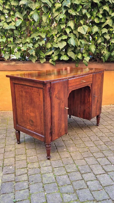 Small antique Louis XVI inlaid desk