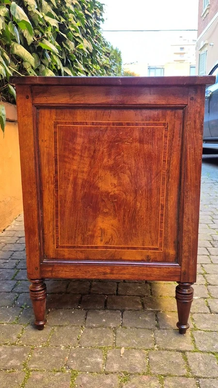 Small antique Louis XVI inlaid desk