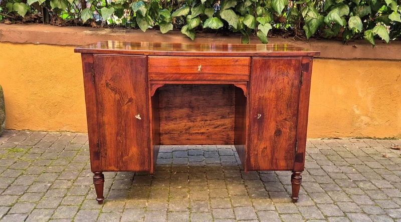Small antique Louis XVI inlaid desk