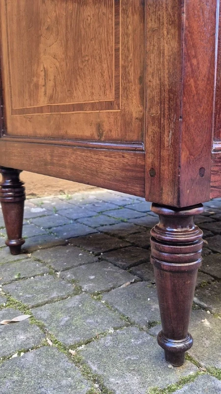 Small antique Louis XVI inlaid desk