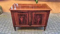 Small antique Louis XVI inlaid desk