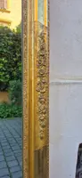Antique Rectangular Gilded Wooden Mirror, Louis Philippe Style
