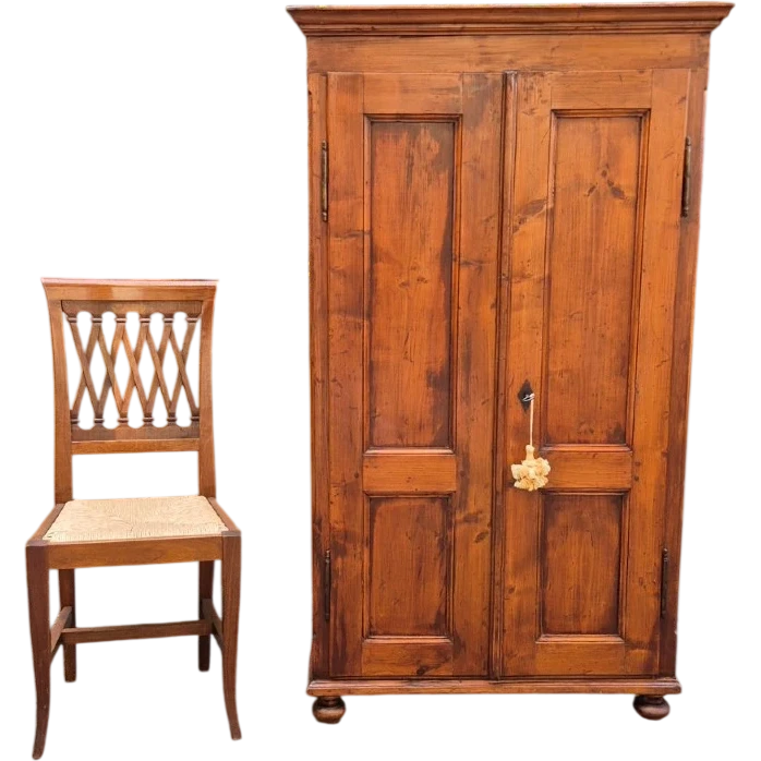 Antique 19th-century sideboard and pantry cabinet