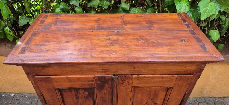Antique 19th-century sideboard and pantry cabinet