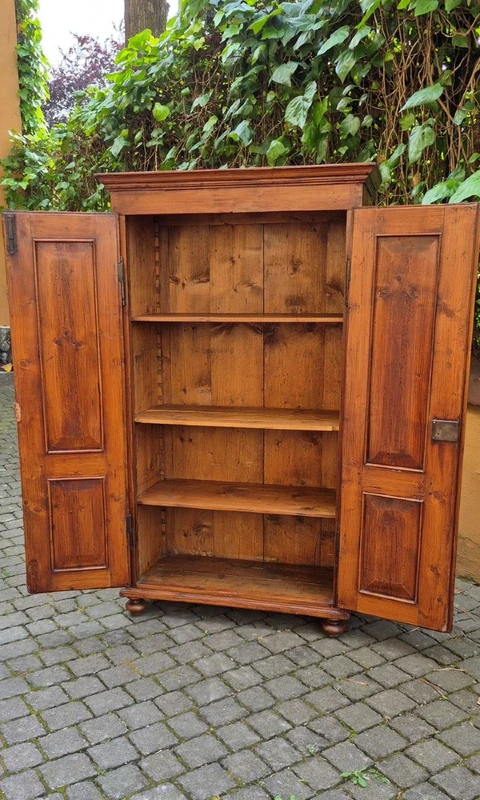 Antique 19th-century sideboard and pantry cabinet