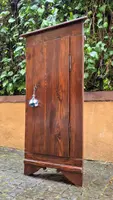 Small antique cantonal pine corner cabinet