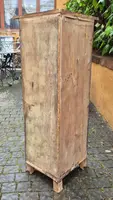 Small antique cantonal pine corner cabinet