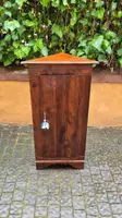 Small antique cantonal pine corner cabinet