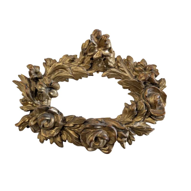 Fregio rococò in legno dorato – inizi XVIII secolo