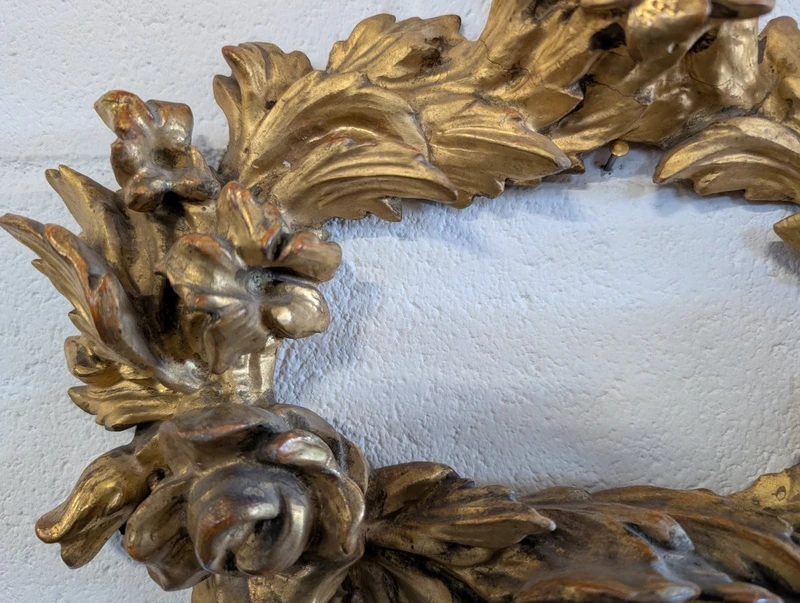 Fregio rococò in legno dorato – inizi XVIII secolo