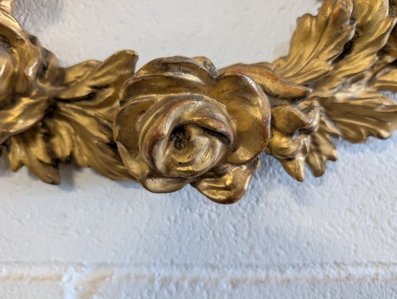 Fregio rococò in legno dorato – inizi XVIII secolo