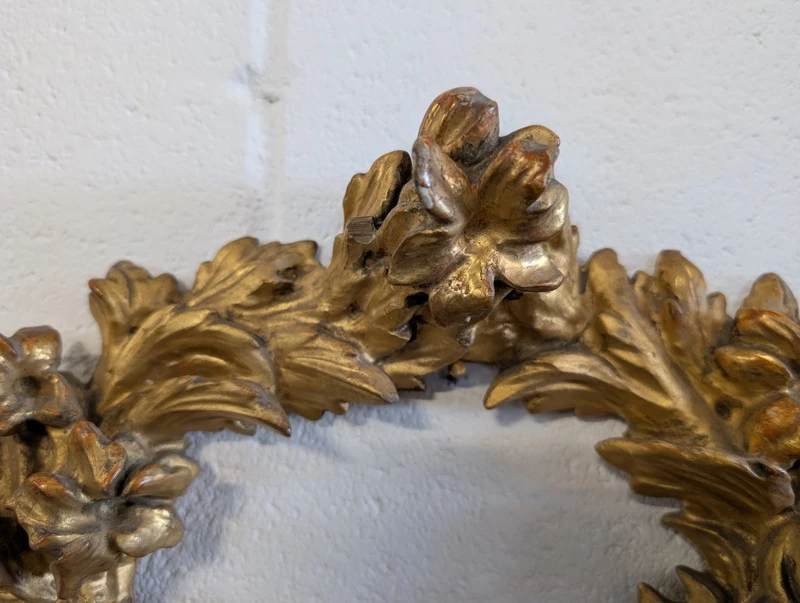 Fregio rococò in legno dorato – inizi XVIII secolo