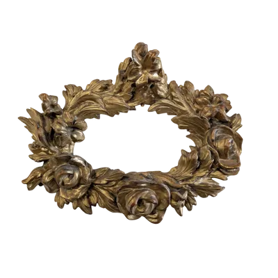 Fregio rococò in legno dorato – inizi XVIII secolo