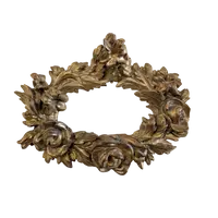 Fregio rococò in legno dorato – inizi XVIII secolo