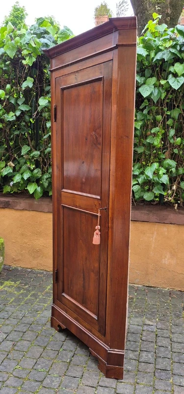 Antique Emilian Cantonal Corner Cabinet