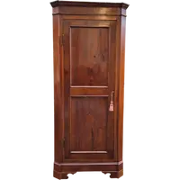 Antique Emilian Cantonal Corner Cabinet