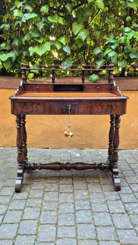 Antique Lombard walnut writing desk