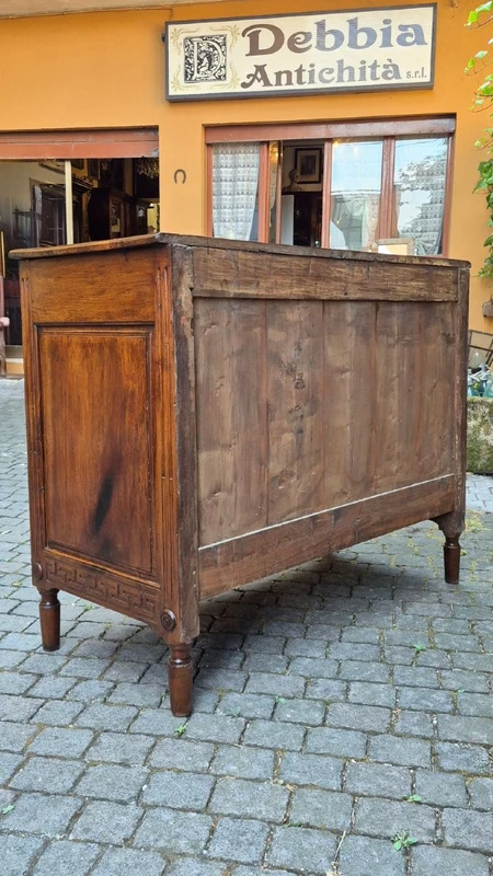 Comò cassettone mosso antico emiliano del '700