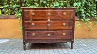 Comò cassettone mosso antico emiliano del '700
