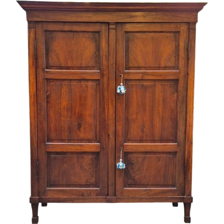 Antique 18th-century paneled Luigi XVI-style sideboard from Emilia
