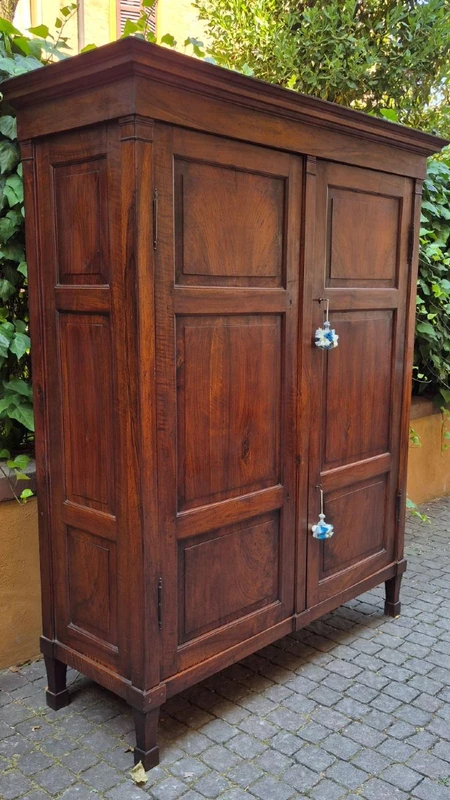 Antique 18th-century paneled Luigi XVI-style sideboard from Emilia