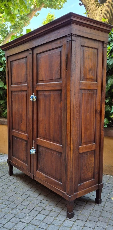 Antique 18th-century paneled Luigi XVI-style sideboard from Emilia