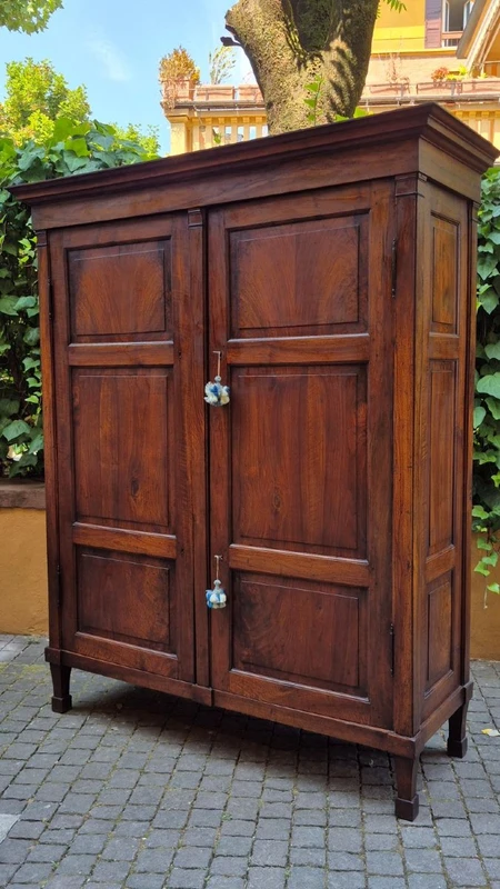 Antique 18th-century paneled Luigi XVI-style sideboard from Emilia