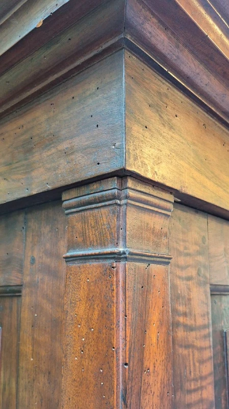 Antique 18th-century paneled Luigi XVI-style sideboard from Emilia