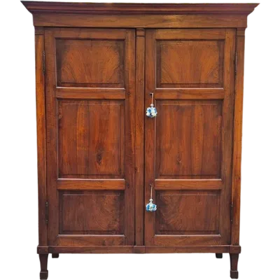 Armadio credenza emiliano antico Luigi XVI pannellato del '700