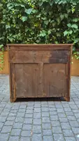 Narrow antique sideboard with walnut veneer