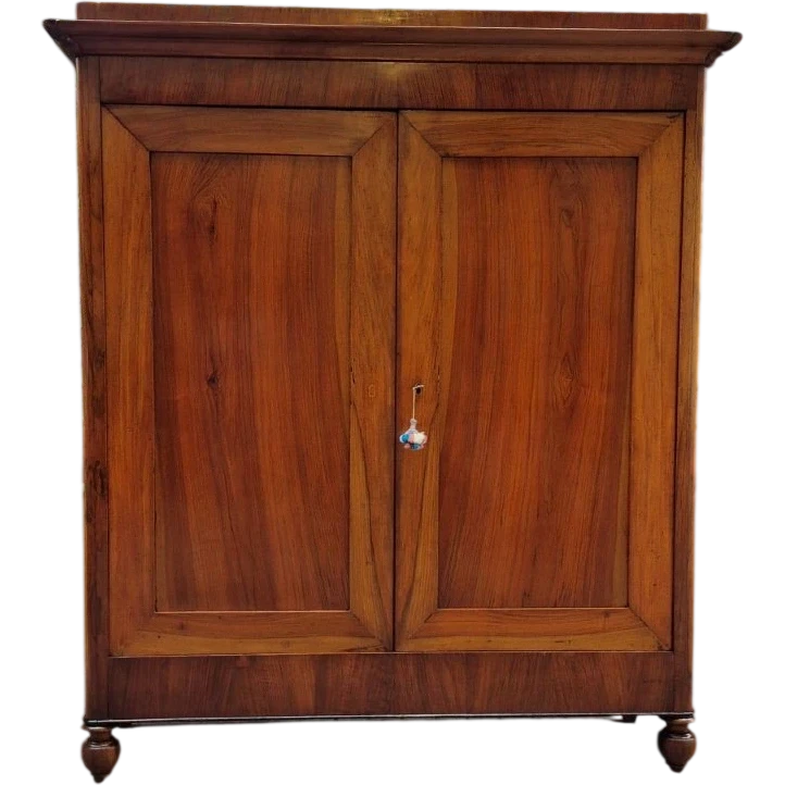 Antique Emilian Charles X sideboard in walnut