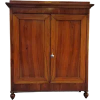 Antique Emilian Charles X sideboard in walnut