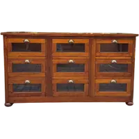 Antique walnut pasta chest of drawers