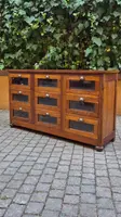 Antique walnut pasta chest of drawers