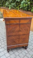 Antique Luigi Filippo-style chest of drawers from Emilia, cappuccino color
