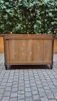 Antique Luigi Filippo-style chest of drawers from Emilia, cappuccino color