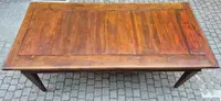 Large antique Piedmontese table with spindle legs