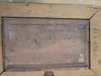 Dipinto marino con nave militare