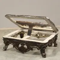 Antique Louis XV tabletop music stand in lacquered wood, 18th century
