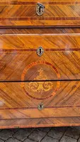 Antique Lombard Louis XVI chest of drawers with fillet work and inlay