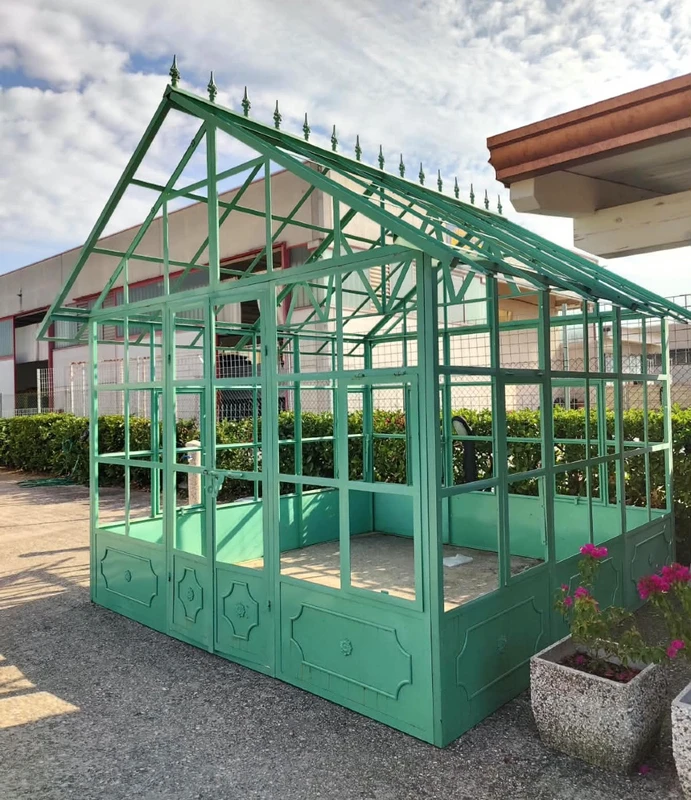 Wrought-Iron Greenhouse with Lemon Grove – Tuscany, 20th century