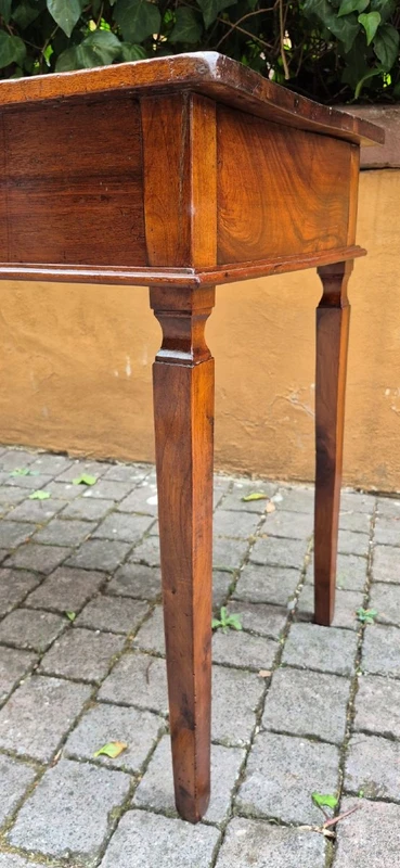 Antique Modena-style Louis XVI writing desk with inlaid trim