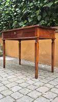Antique Modena-style Louis XVI writing desk with inlaid trim