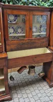 Credenza madia antica 2 corpi con piattaia dell'800 a ponte