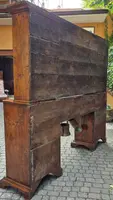 Credenza madia antica 2 corpi con piattaia dell'800 a ponte