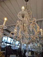 Lampadario a sei luci in cristallo – fine XIX secolo