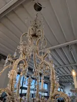 Lampadario a sei luci in cristallo – fine XIX secolo