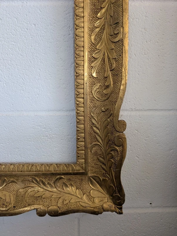 Cornice italiana in legno dorato – metà XIX secolo